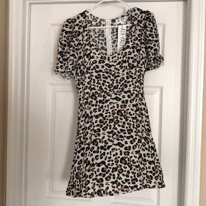 XIX PALMS LEOPARD DRESS